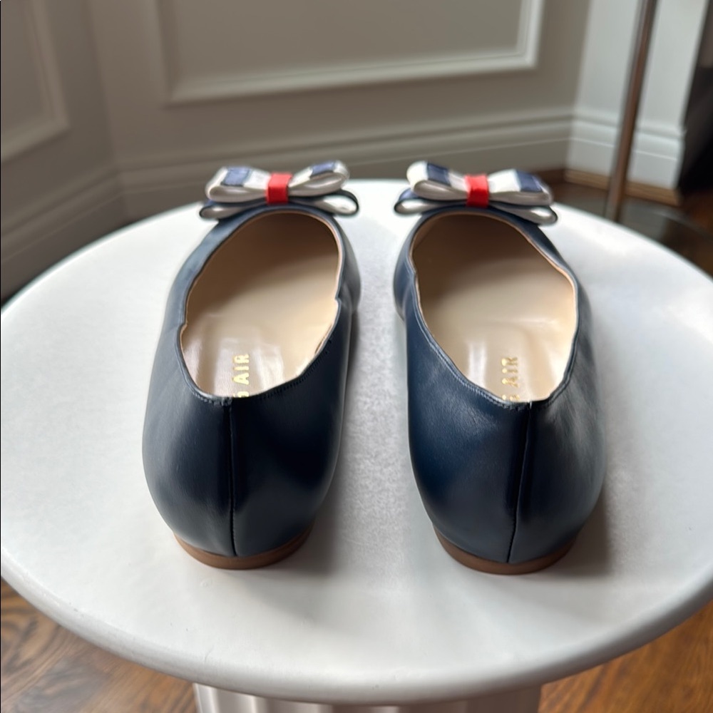 Duchess Air Navy Blue Women's Shoes with Red and White Accents Size 40 - Picture 3 of 13